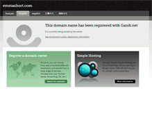Tablet Screenshot of emmashort.com